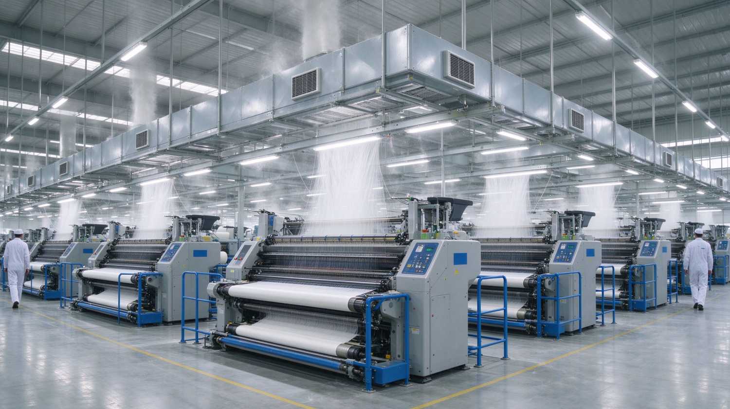 High-Speed Air-Jet Weaving Mill