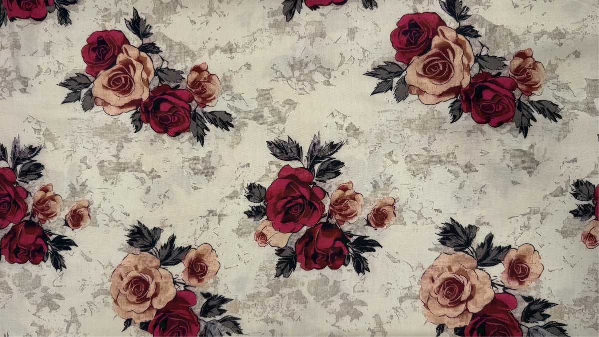 45s Viscose Digital Print Fabric